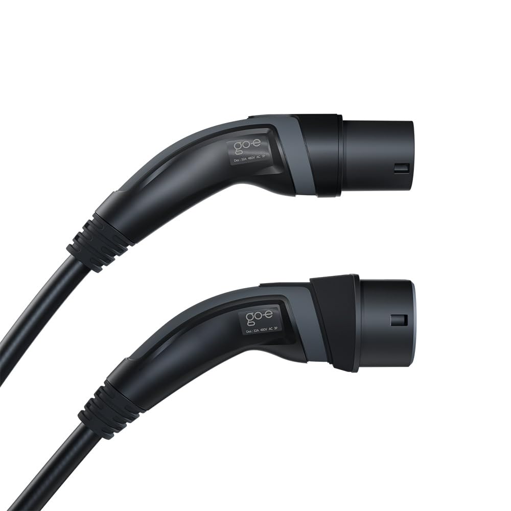 go-e Cable de carga tipo 2 Black Edition (hasta 22 kW) 2,5 m