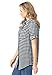 Woman Within Plus Size Short-Sleeve Button Down Seersucker Shirt - M, Black Gingham