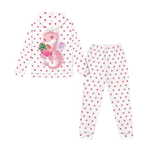 Hoodie and Sweat Pants Set for Girls 5-16Y Hoodies Tracksuit Long Sleeve Sweatshirts Jogger Pant4