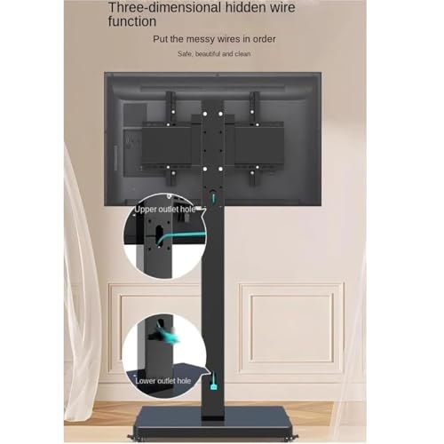 Soporte móvil para TV con ruedas ajustable en altura miniatura 5