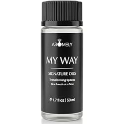 AROMELY My Way Diffuser Oil Blend | Inspired by 1 Hotel | 50ml | Luxury Home Fragrance Oil for Diffusers | Signature Scent with Notes of Leather, Cardamom, Lemon, Cedarwood, Iris & Amber