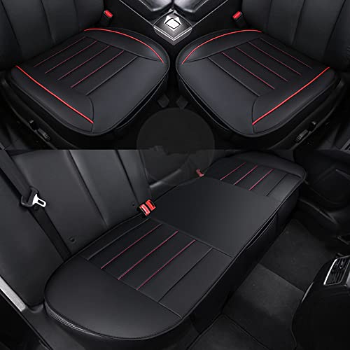 HONCENMAX Funda de Asiento para Automóvil Amortiguar Almohadilla Estera Protector para Suministros para Sedán Hatchback SUV - [Sin Respaldo] -...
