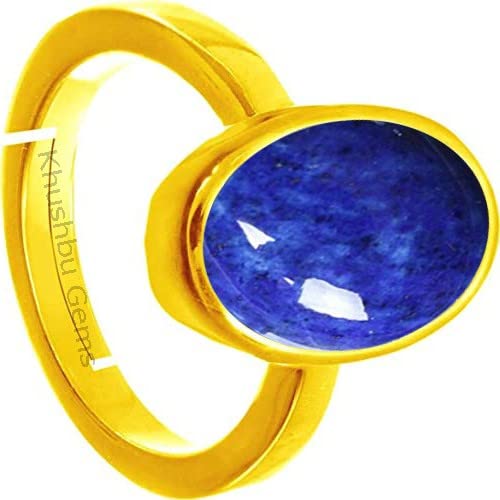 Lapis lazuli naturel bague au quotidien pierre lajward azur pour vos soirées