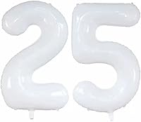 Vista 357 de GOER Globos con el número 80 para decoraciones de fiesta de cumpleaños número 80, globos de helio de aluminio jumbo de 42 pulgadas para 80 Oro rosa