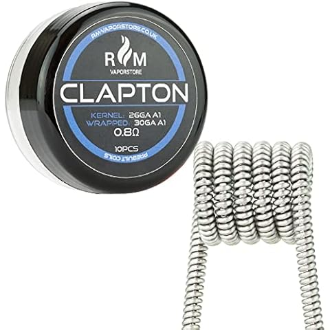 Bobinas preconstruidas Clapton 0.8Ω A1 10pcs Cover