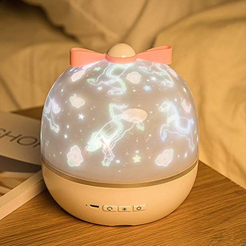 Lámpara Proyector Recargable de Luz Nocturna Uonlytech miniatura 1