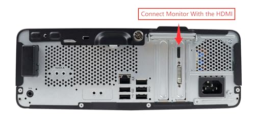 Image of HP ProDesk 600 G6 SFF Desktop PC, Intel 6-Core i5-10400F, 16GB DDR4 RAM, 512GB SSD, GeForce GT 610, Windows 11 Pro, Dual Monitor, USB WiFi Adapter, Keyboard & Mouse, Business Computer