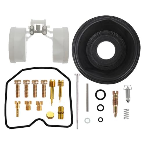 Image of 2-Pack Carburetor Repair Kits Carb Rebuild Kit with Diaphragm Float Replacement for Kawasaki Vulcan 500 EN500A 1990-1996