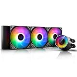 DEEP COOL Castle 360 ​​RGB V2, CPU con Raffreddamento a Liquido AIO, Pompa e 3 Ventole RGB...