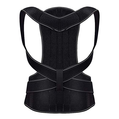 Scoliose et dos voûté : solutionnez la mauvaise posture avec ce corset noir en M