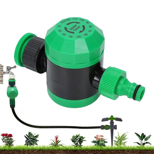 Programador de Riego - Riego Digital Impermeable,Programador Automático para Jardín Césped Piscina Patio Exterior Plantas En Vacaciones