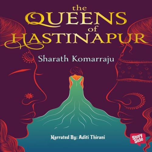 Diseño de la portada del título Queens of Hastinapur