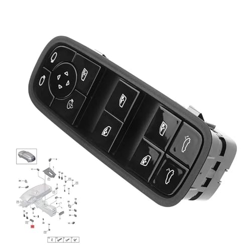 Interrupteur lève-vitre Porsche Cayenne Panamera 2017-2021 971959858C - 4