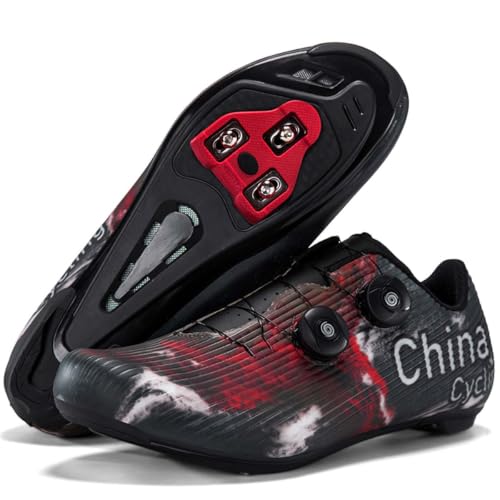 GKVUOG Zapatillas de Ciclismo Hombre/Mujer Zapatillas de Carretera