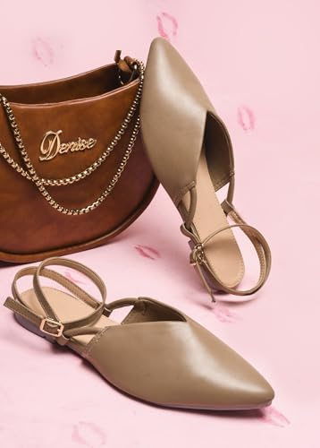 Image of SilverArrow Womens Miloa Mules | Casul Shoes | Flat Mules Sandals Open Back | Suitable for Casual Outfit