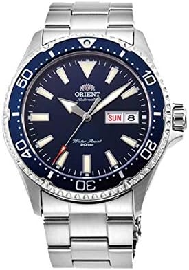 Orient Mens Analogue Automatic Watch with Stainless Steel Strap RA-AA0002L19B, Blue, Bracelet