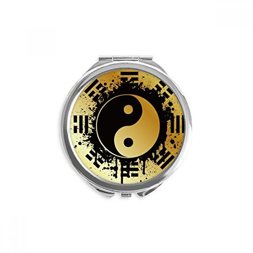 Espejo de bolsillo del Taichi para retoques rápidos de maquillaje en cualquier lugar