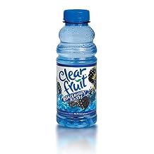 12 Pack Clear Fruit Water 20 Ounce Bottles Non Carbonated Water Beverage Blackberry