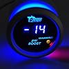 Mintice™ 2" 52mm Black Car Motor Digital Blue LED Light PSI Turbo Boost LED Gauge Meter #2