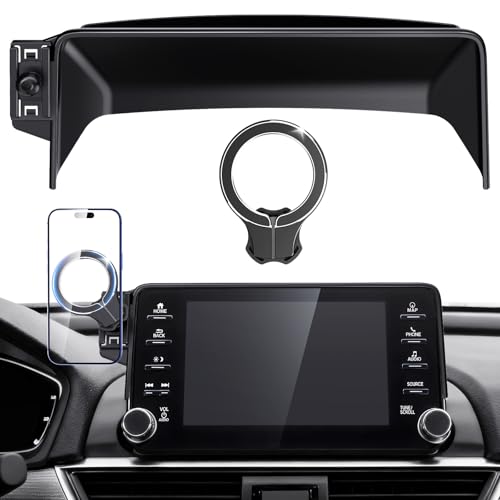 Magnetic Phone Holder for Honda Accord 2018 2019 2020 2021 2022 (10th Gen): for Magsafe Car Screen Mount Accessories Compatible with Touchscreen All Phone iPhone 360 Rotation Dashboard Stand