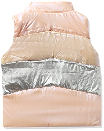 Image of miniklub Baby Sleeveless Front Open Woven Jacket, (Rose)