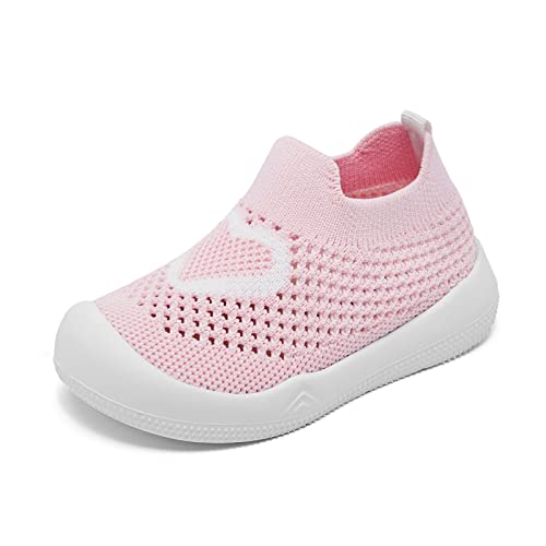 Image of Eashi Baby Boy Girl Non-Skid Indoor Infant Walking Shoes Breathable Warm Elastic Sock Shoes with Memory Sole Protect Toes Outdoor Sneakers