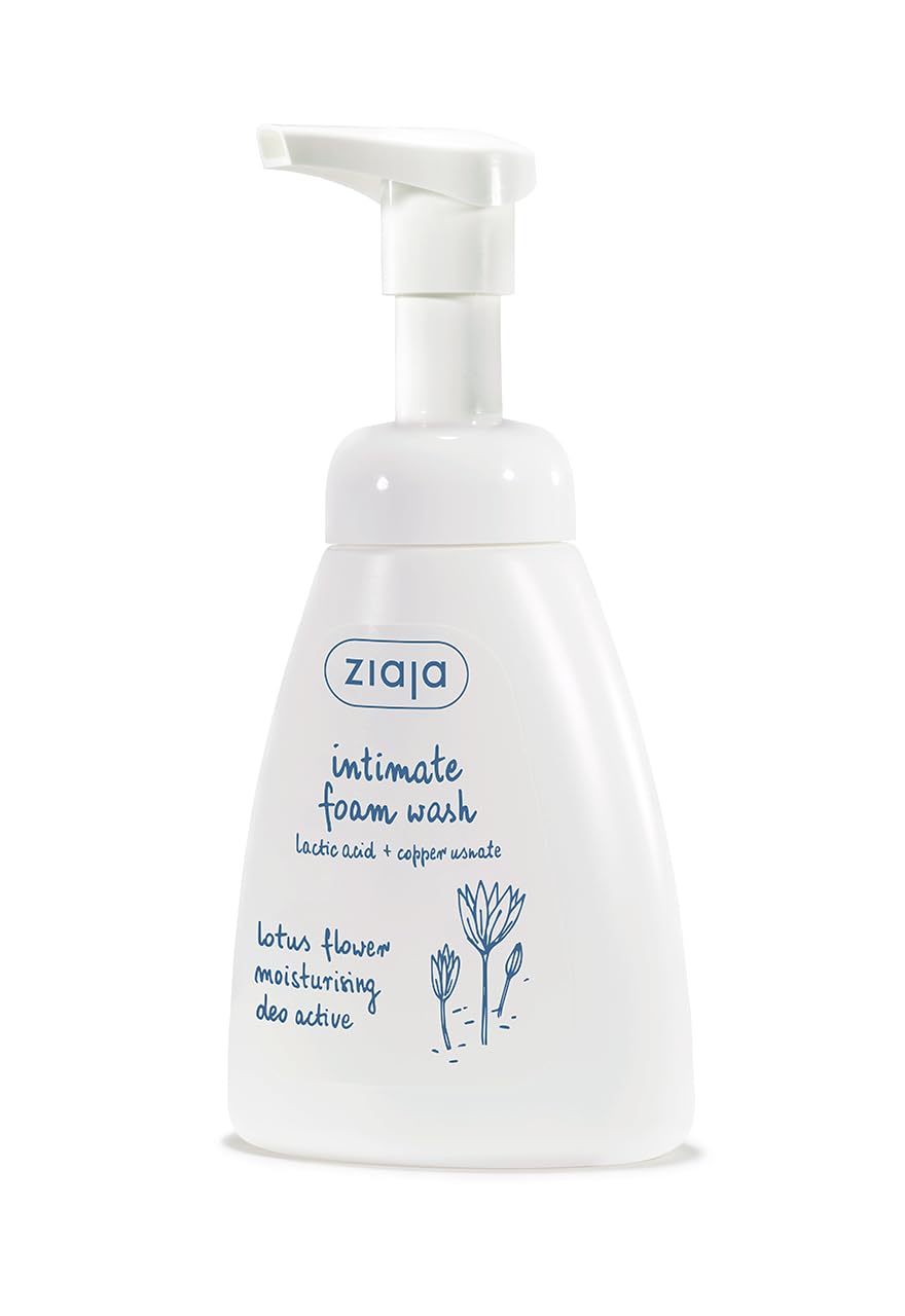 ZIAJA Espuma Gentle De Higiene Íntima Diaria De Flor De Loto - 250 ml