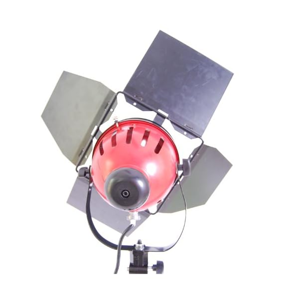DYNASUN DJ800 800W Profi Halogen Videoleuchte Quartz Filmleuchte Studioleuchte Redhead dimmbar Quarz m. Abschirmklappen… – Bild 6
