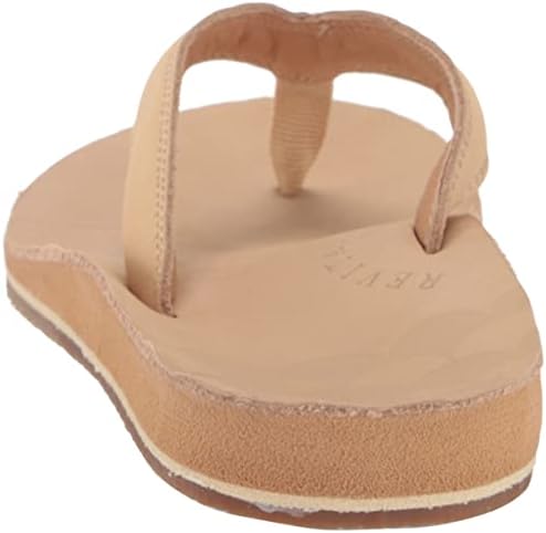 REVITALIGN Women's Seaside Orthotic Flip Flop Almond 8 Medium | Image 2