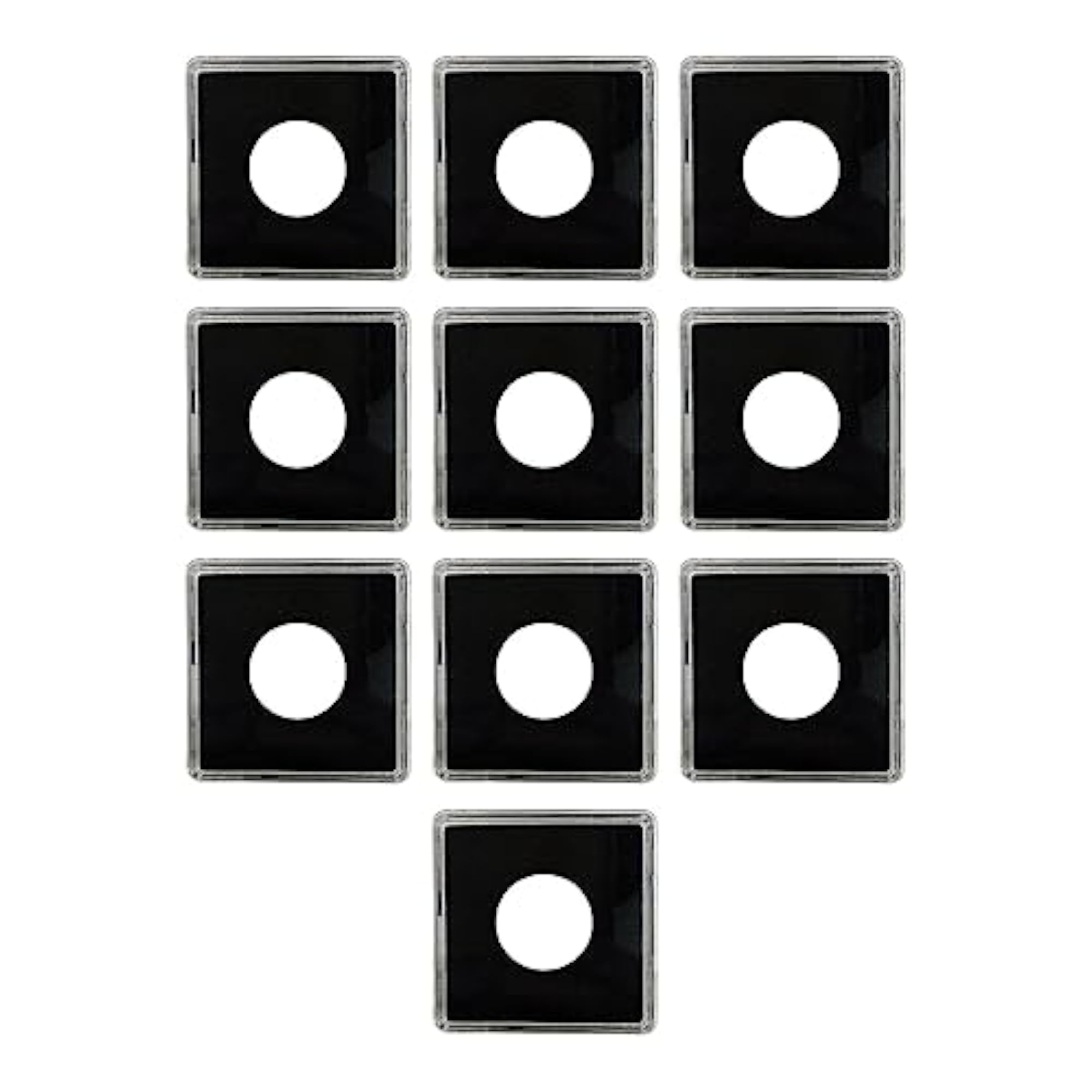 Clear Coin Holder Album for Collecting Coins, 10X