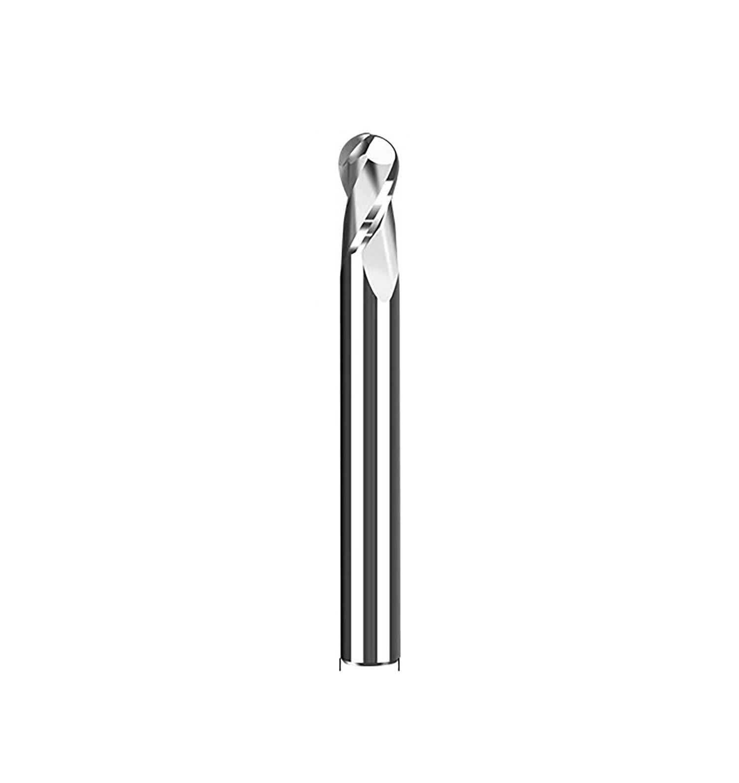 4 mm bis 12 mm Schaft, Kugelfräser, 2 Nuten, Hartmetall-Fräser, Fräser for Holz, Aluminium, mechanische CNC-Werkzeuge(H71161275)
