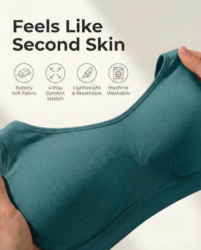 Image of SHAPERMINT Wireless Bras for Women No Underwire - Small to Plus Size Bralettes with Support and Natural Lift