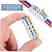 Sosoport 18Pcs Wire Connector Blocks Quick Connect Electrical Lever Splitter Tool Installation for Home and Workshop Projects Safe for Hard and Soft Cables