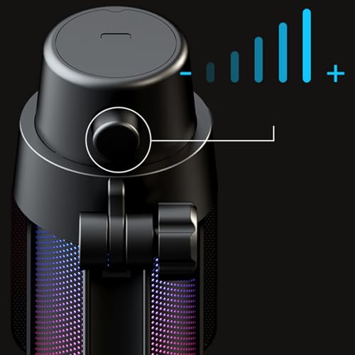 Microphone de jeu USB anti bruit parasite bouton sourdine pc
