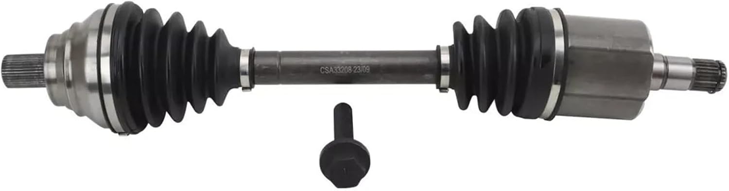 Front Left CV Axle Shaft Compatible With Audi Q3 2006-2018 Front Wheel Drive Front Driver Side CV Axle Assembly
