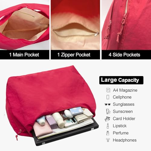 Bolso Tote Slouchy Nylon para Mujer miniatura 5