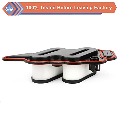 Fl-2077 Engine Oil Filter Separator, Ccv Filter Crankcase Ventilation Filter Engine Breather Element Compatible With 2016-2019 Ford F650 F750 6.7L V8 Diesel, Replaces# Fl2070 #TOP4