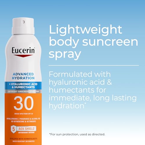 Eucerin Advanced Hydration Sunscreen Spray SPF 30, 6 OZ - image 2