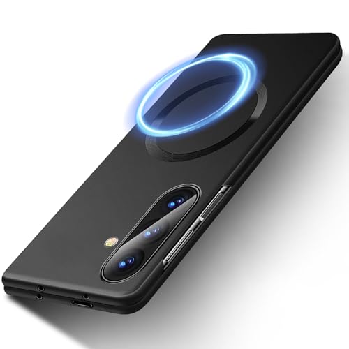 Funda para Samsung Galaxy Z Fold 8, ultrafina, sin bordes, sensación original, con imán mate Slim Fit, funda protectora para Mag-Safe, Thin Light Wireless Charging Carcasa Resistente a los golpes