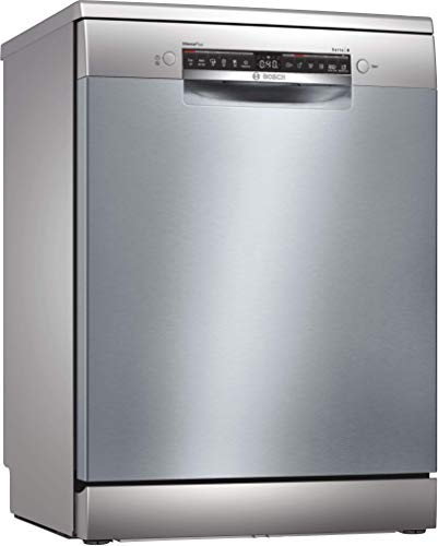 Bosch Elettrodomestici SMS4HCI52E Serie 4 - Lavavajillas de libre posicionamiento, 60 cm, color inoxidable