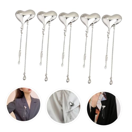 Amour broches cœur et épinglette de costume en alliage - 7