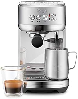 Sage Appliances SES500 the Bambino Plus, Espressomaschine, 1600 Watt, Gebürsteter Edelstahl