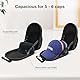 ProCase Baseball Cap Case, Hut Reise Organizer Hat Carrier Aufbewahrungstasche für 4-5 Caps, Huthalter Hutaufbewahrung mit verstellbarem Schulterriemen und Tragegriff Cap Halterung Box Holder -Schwarz