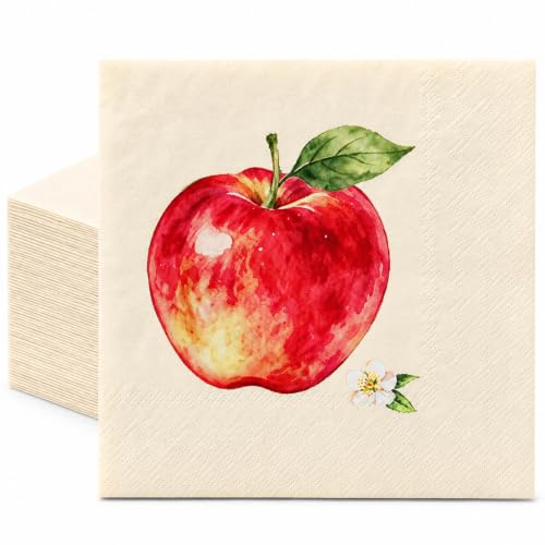 Whaline 50 Pcs Fall Luncheon Napkins, Watercolor...
