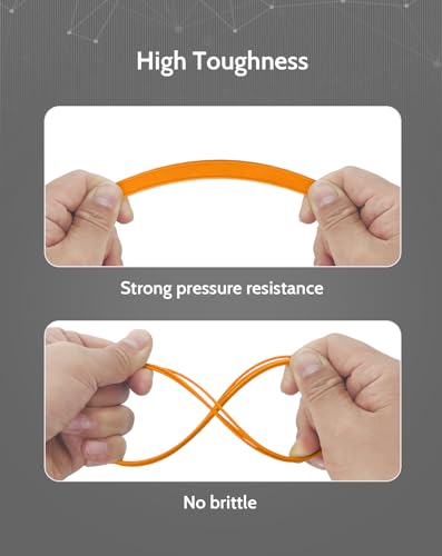 Image of DURAMIC 3D PLA+ Printer Filament 1.75mm PLA Plus Neatly 2Kg Spool(2.2lbs) | PLA Pro Tougher and Stronger, Dimensional Accuracy Probability + /- 0.02mm Orange