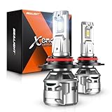 SEALIGHT 9007 HB5 Light Bulbs, 22000 Lumens Super Bright X5 Lights Bulb, Fog Lights, Plug and Play - Pack of 2