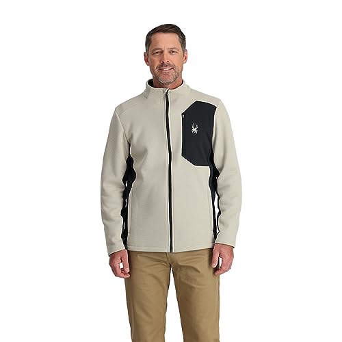 Image of Spyder Men's Bandit Hybrid Full Zip Mid Layer Jacket