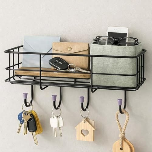Image of Kundi Bathroom Organizer Without Drill | GI Steel Self Adhesive Bathroom Shelf for Wall | Rustproof Wall Mounted Bathroom Stand for Shampoo, Soap & Accessories