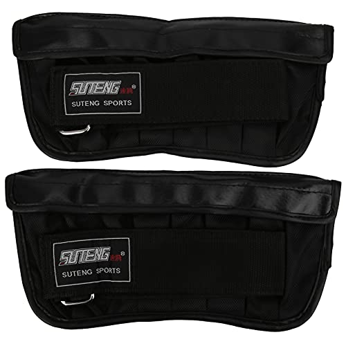 OhhGo Par de bandagens ajustáveis para o pulso de força vazia para exercícios de couro artificial bo