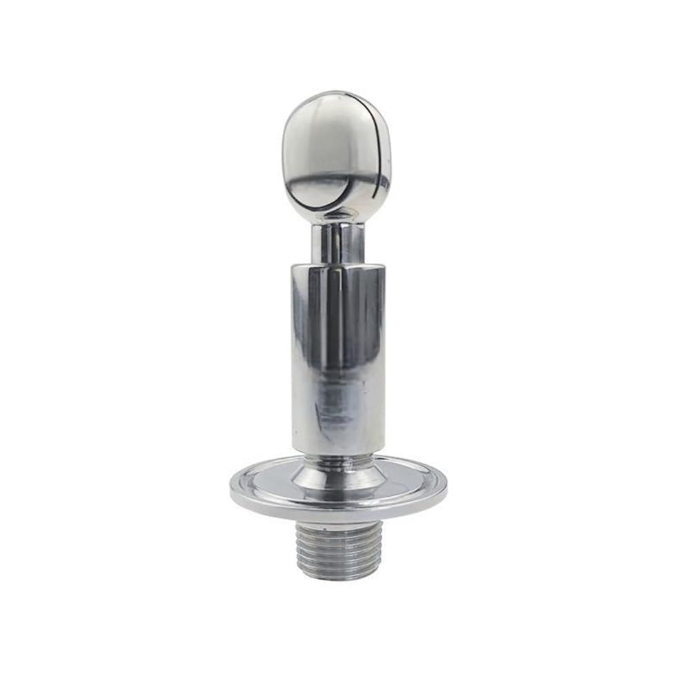 Rotary Cleaning Spray 1.5inch Tri Clamp x 1/2inch NPT Male Rotating 360 Degree Spray Ball, Micro Cleaning 1pc